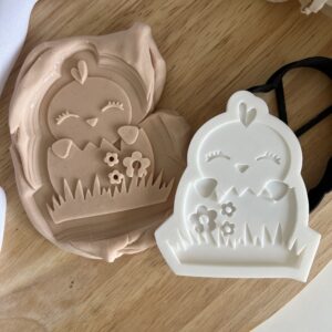 EASTER2025 Chick egg fondant stamp and cutter