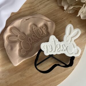 EASTER2025 Easter Sign fondant stamp and cutter