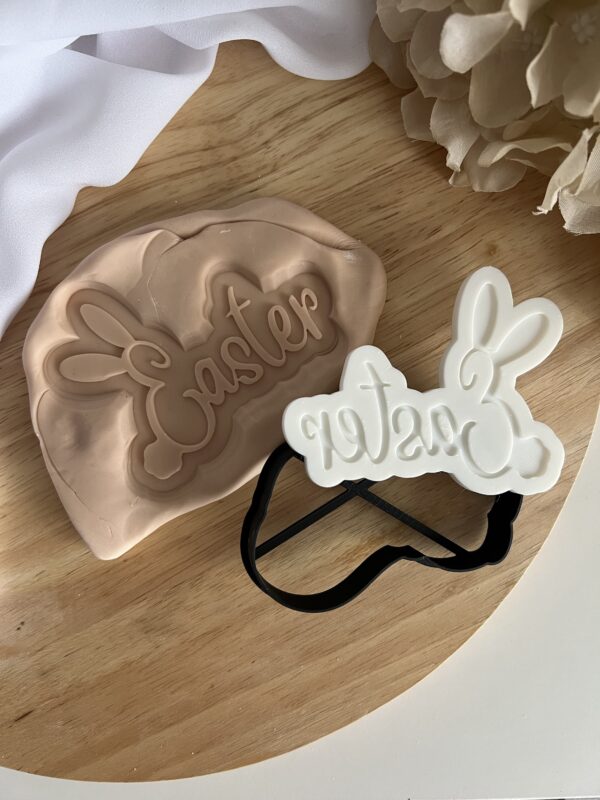 EASTER2025 Easter Sign fondant stamp and cutter