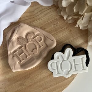 EASTER2025 Easter HOP fondant stamp and cutter