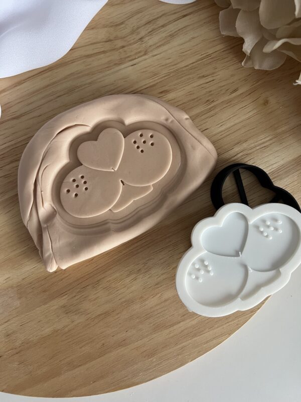 EASTER2025 Easter Bunny nose fondant stamp and cutter