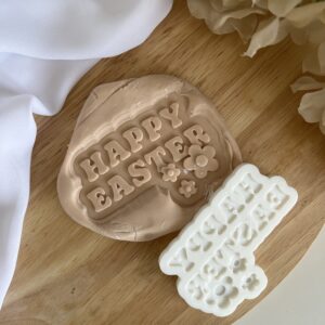 EASTER2025 Happy Easter fondant stamp and cutter