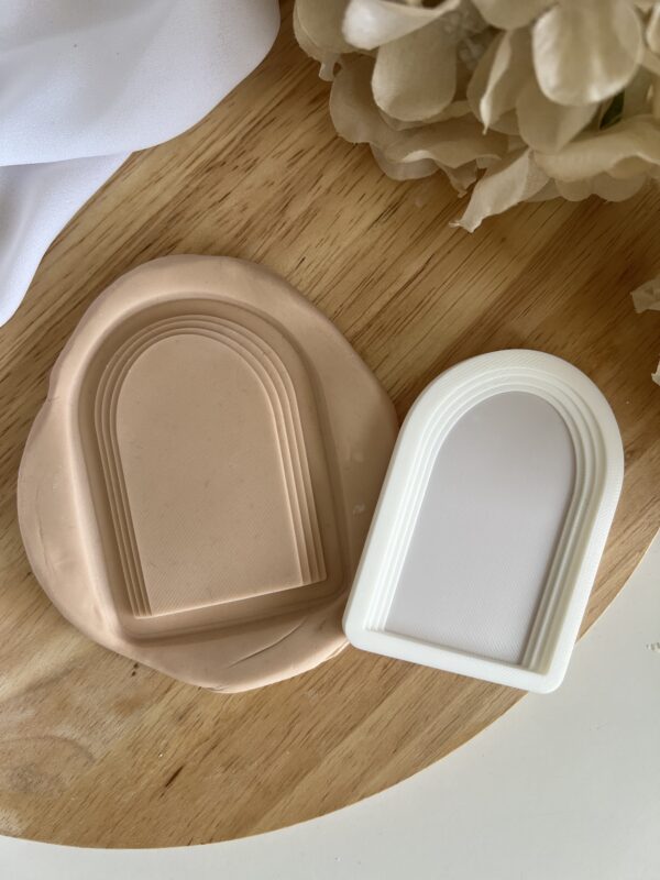 EASTER2025 Arch Frame fondant stamp and cutter