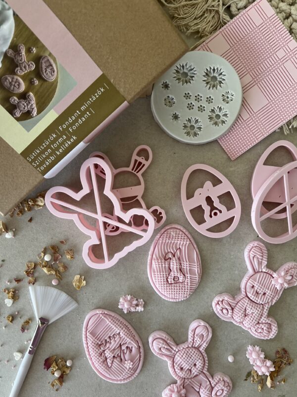 DIY Húsvéti nyuszis doboz - sütikiszúróval, mintázóval - Image 4