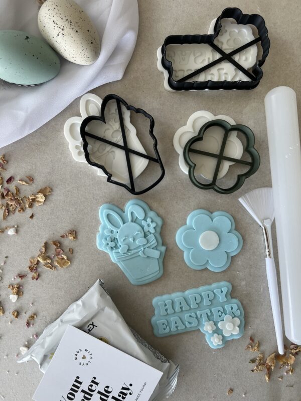 DIY Húsvéti nyuszis doboz -HAPPY EASTER - sütikiszúróval, mintázóval
