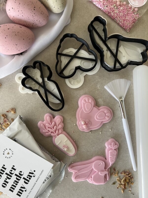 DIY Húsvéti nyuszis doboz - RÉPA - sütikiszúróval, mintázóval