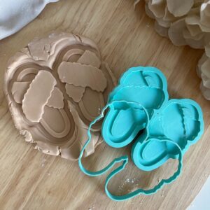 CHRISTMAS2025 Christmas Slippers fondant stamp and cutter