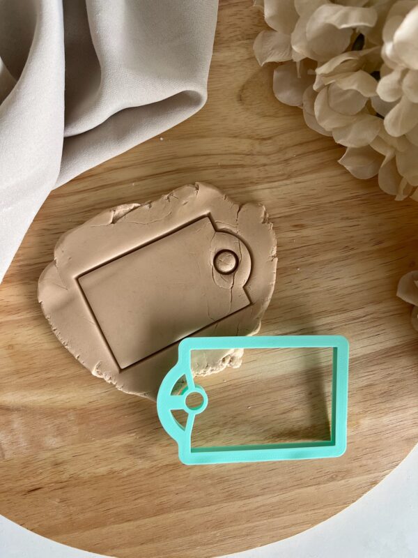 CHRISTMAS2025 Christmas name tag cookie cutter