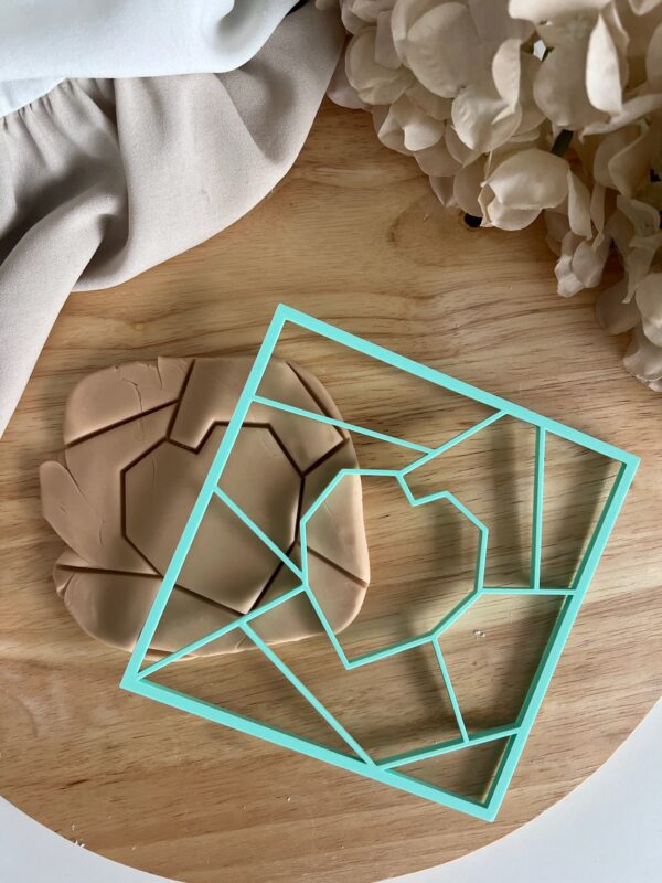 CHRISTMAS2025 Christmas Heart puzzle cookie cutter