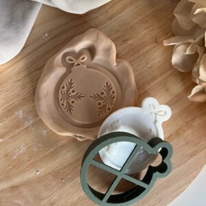 CHRISTMAS2025 Christmas tree Ornament II fondant stamp and cutter