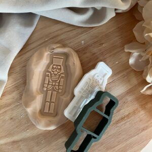 CHRISTMAS2025 Christmas Nutcracker fondant stamp and cutter