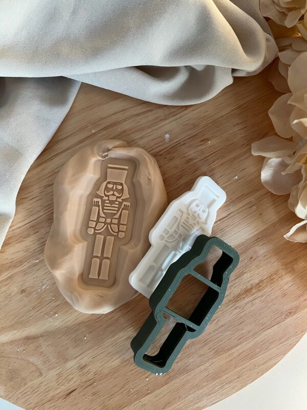 CHRISTMAS2025 Christmas Nutcracker fondant stamp and cutter