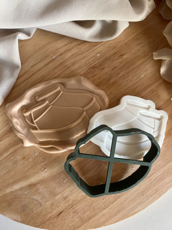 CHRISTMAS2025 Christmas Winter UGG Boots fondant stamp and cutter