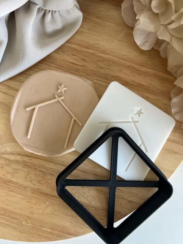 CHRISTMAS2025  Christmas eve fondant stamp and cutter