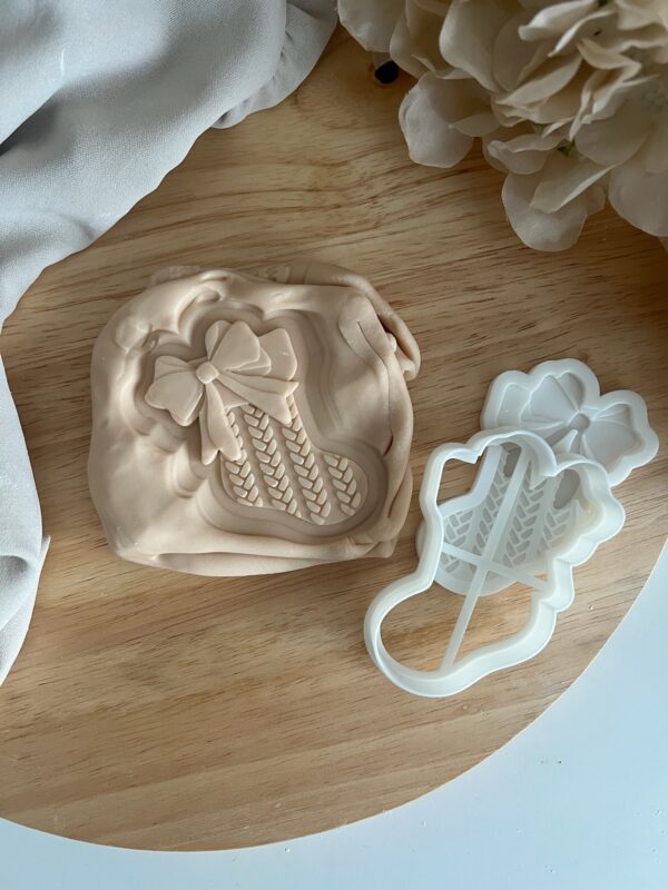 CHRISTMAS2025  Christmas Socks fondant stamp and cutter