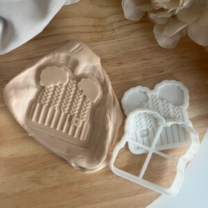 CHRISTMAS2025  Christmas Hat fondant stamp and cutter