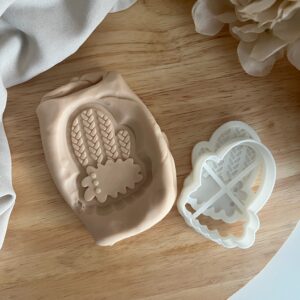 CHRISTMAS2025  Christmas Gloves fondant stamp and cutter